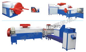 四川資陽順民機械廠高產量雙螺桿塑料造粒機